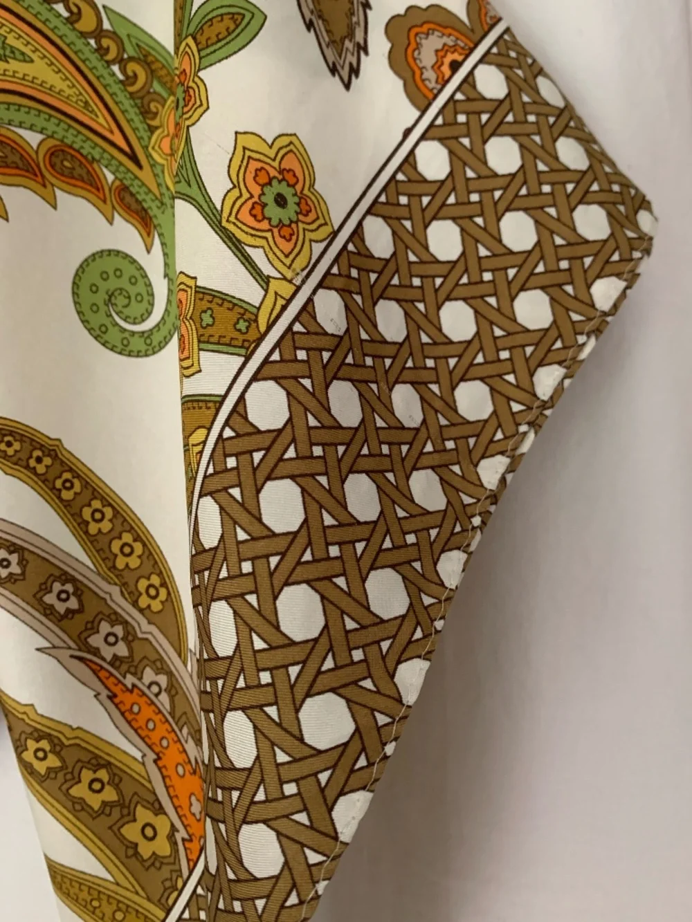 Talbots 100% silk paisley print scarf